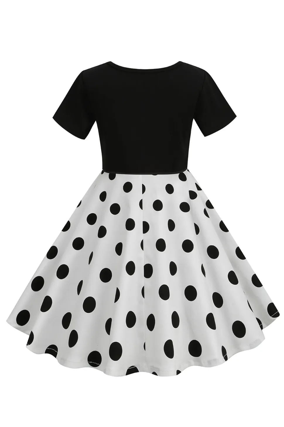 Vestido de Meninas Brancas Com Mangas Curtas