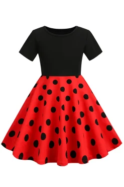 Vestido de Meninas Brancas Com Mangas Curtas