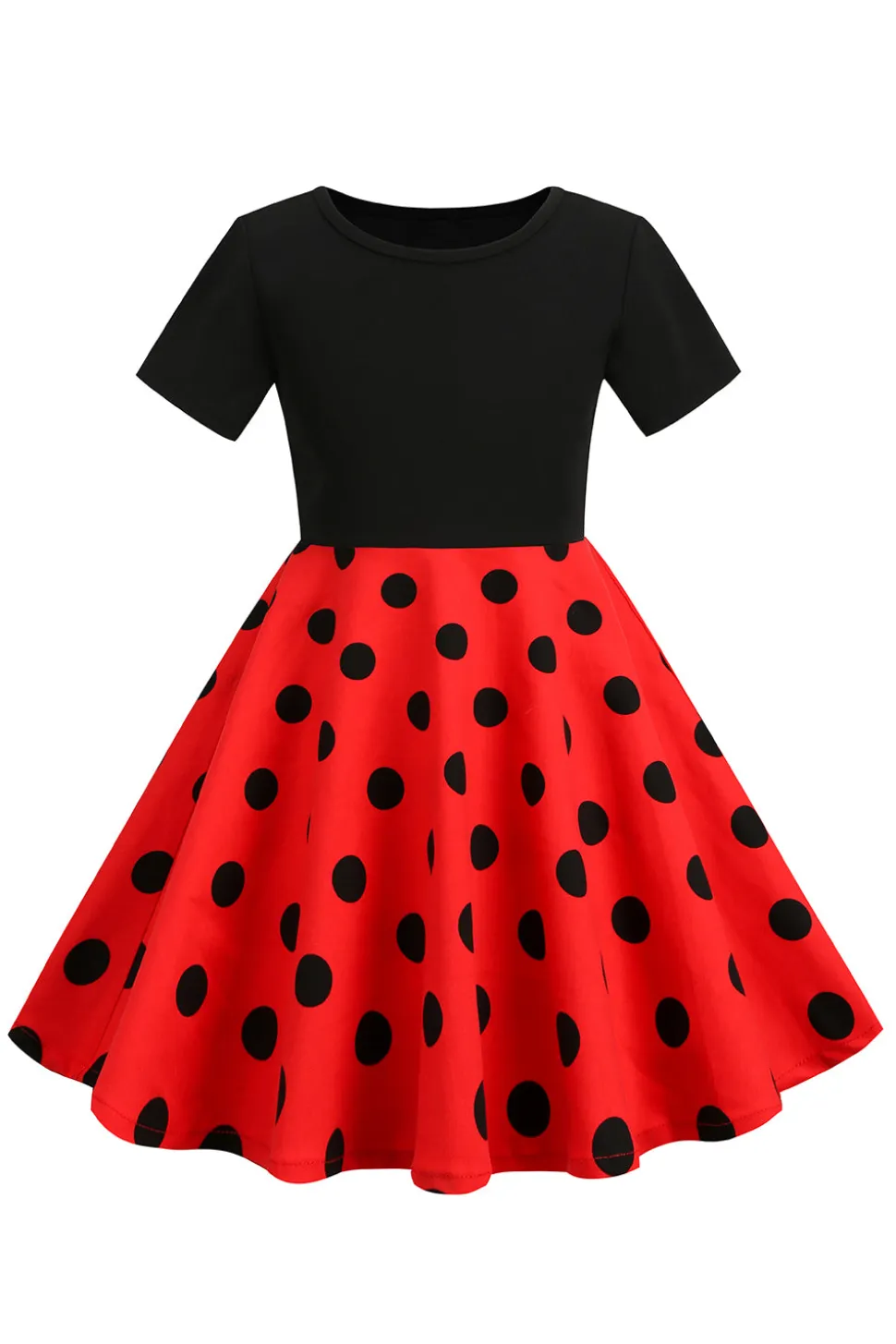 Vestido de Meninas Brancas Com Mangas Curtas