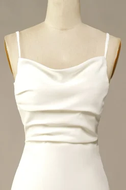 Vestido de noiva longo sereia branca