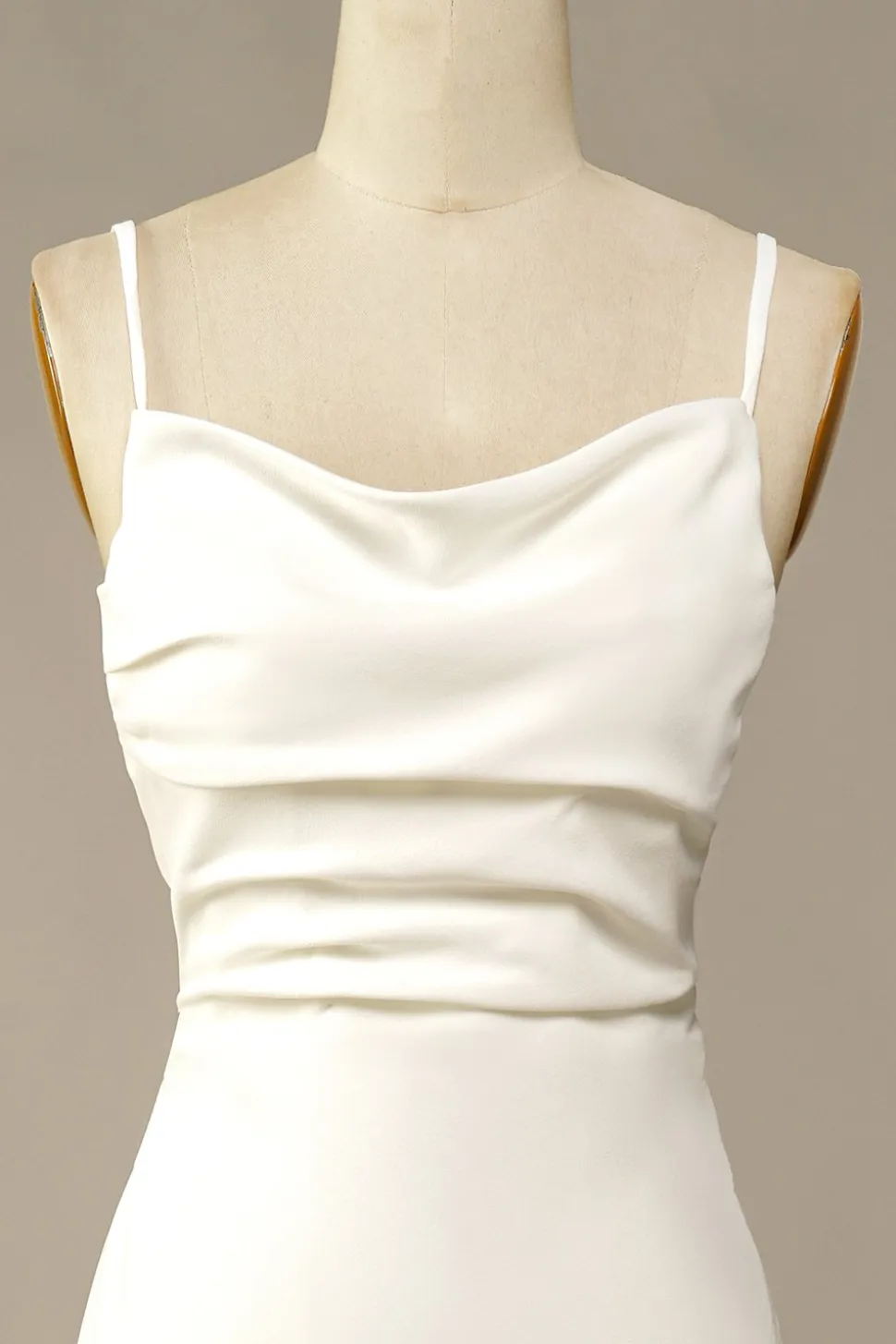 Vestido de noiva longo sereia branca