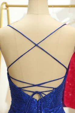 Vestido de regresso curto sem calças de ganga azul