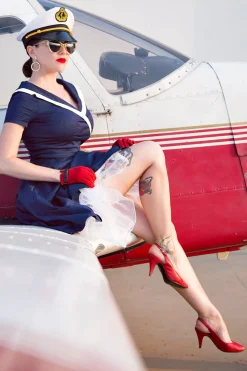 Vestido de soldado da marinha