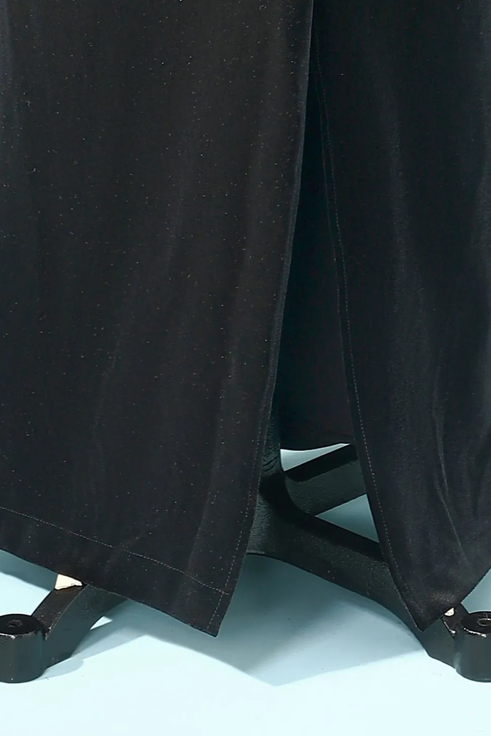 Vestido de veludo preto