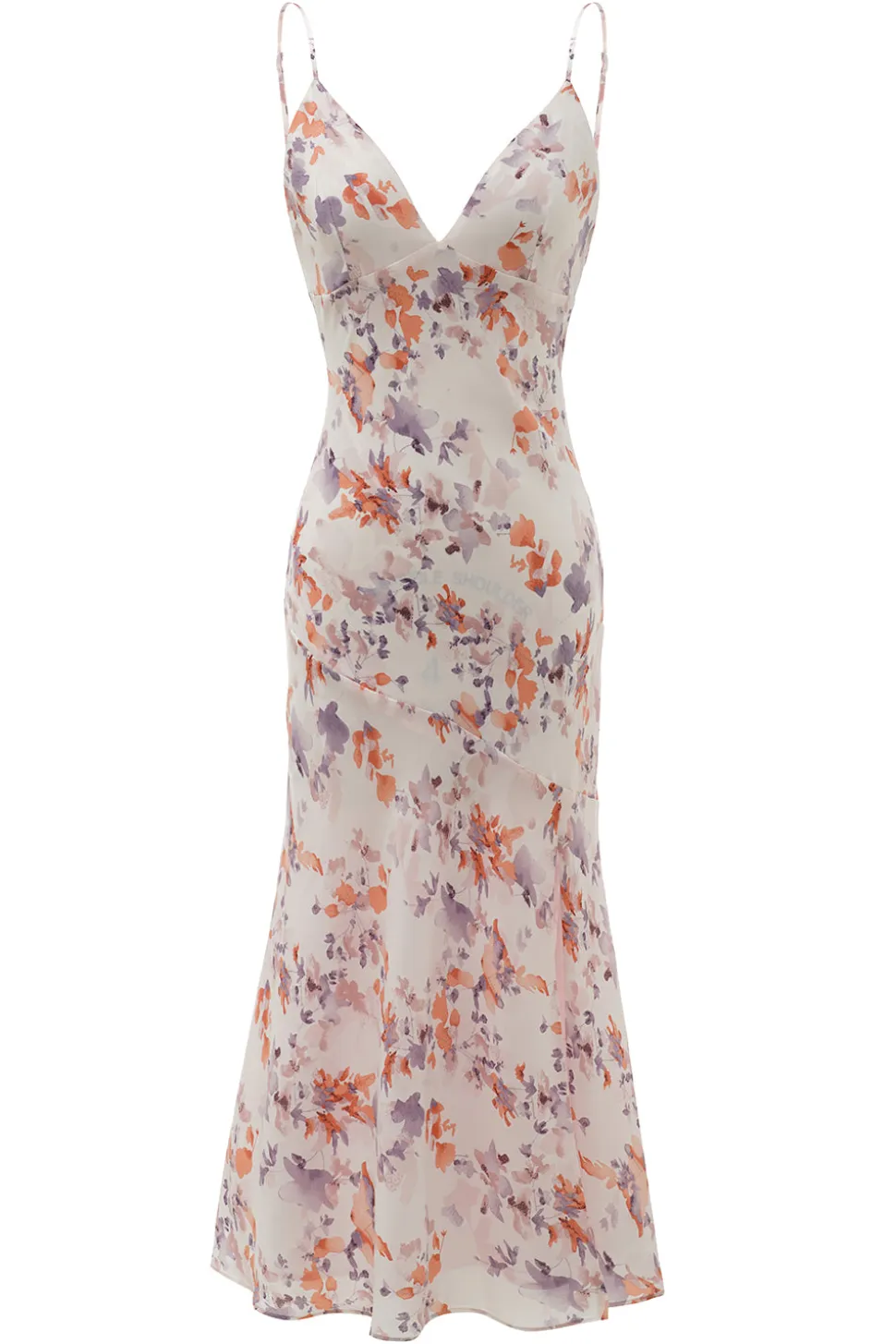 Vestido de verão de impressão de flor roxa branca