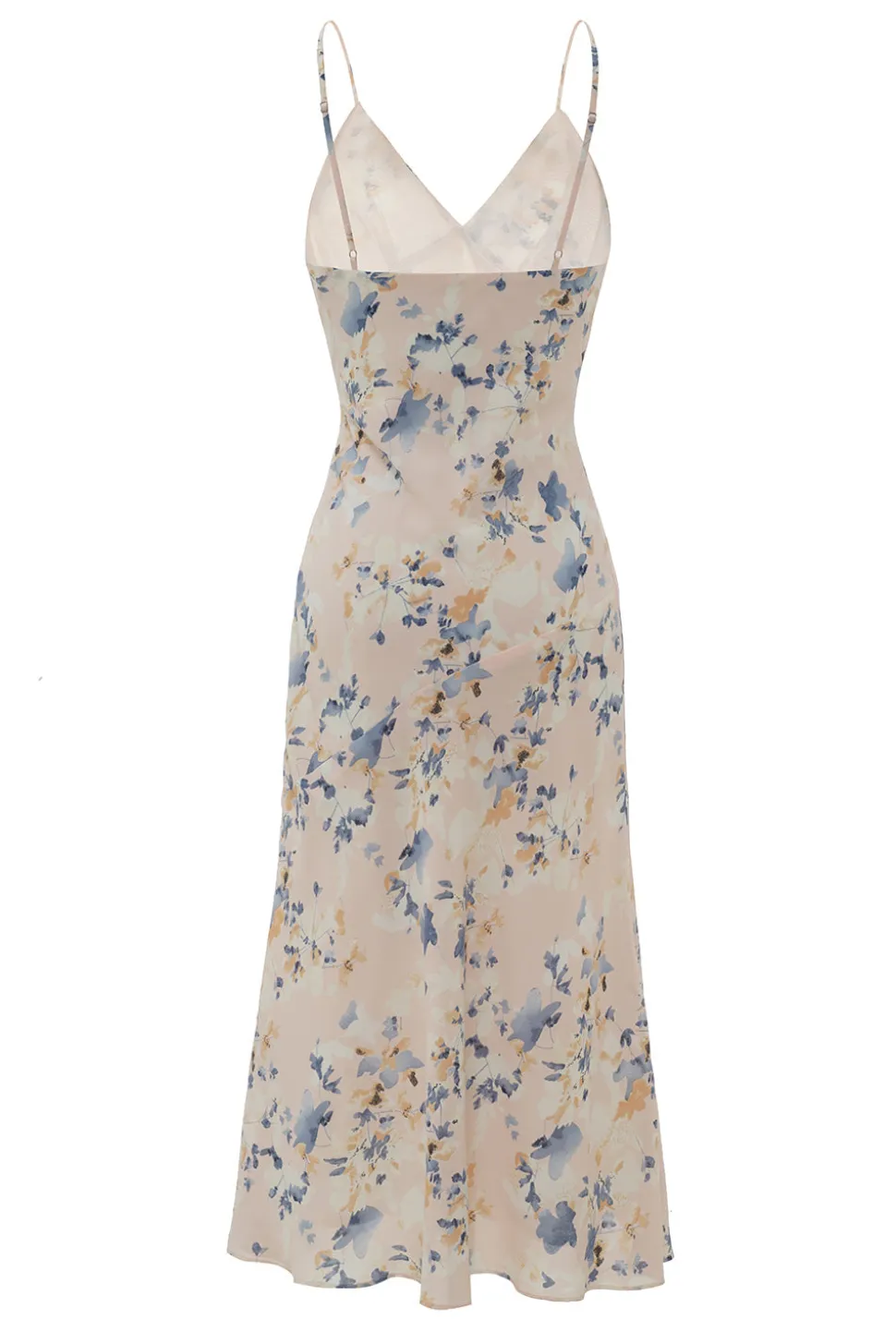 Vestido de verão de impressão de flor roxa branca