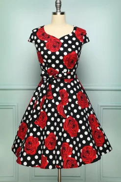 Vestido rosa dos anos 50