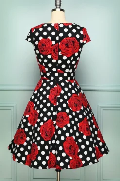 Vestido rosa dos anos 50