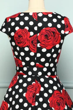 Vestido rosa dos anos 50