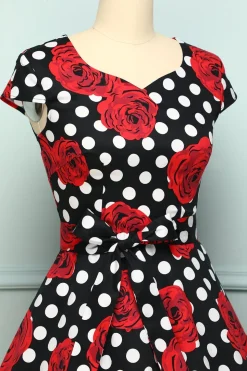 Vestido rosa dos anos 50