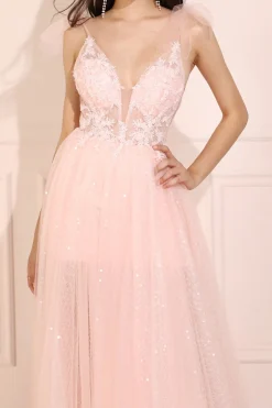 Vestido Rosa Longo Formatura
