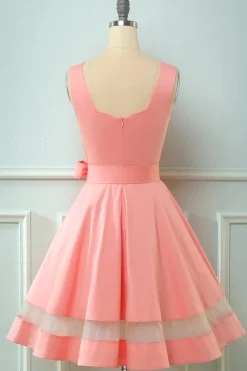 Vestido rosa vintage de 1950