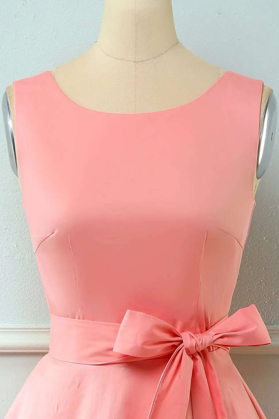 Vestido rosa vintage de 1950