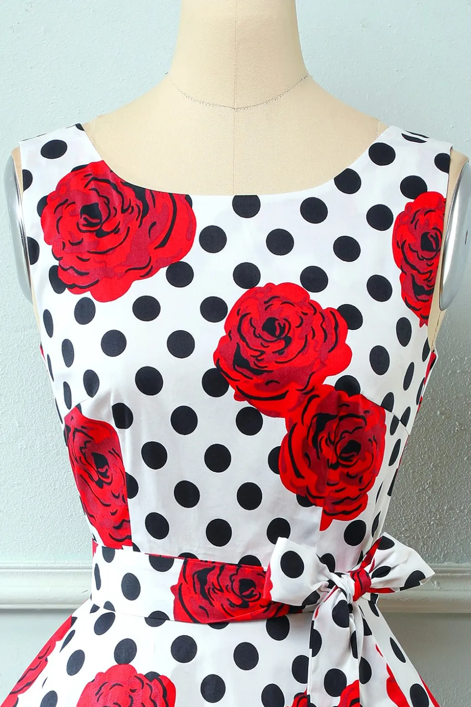 Vestido rosa vintage de 1950