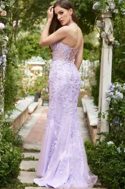 Vestido Sereia de Festa Com Apliques
