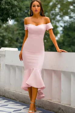 Vestido Sereia Rosa