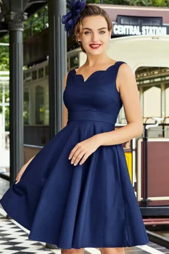 Vestido Swing Marinha