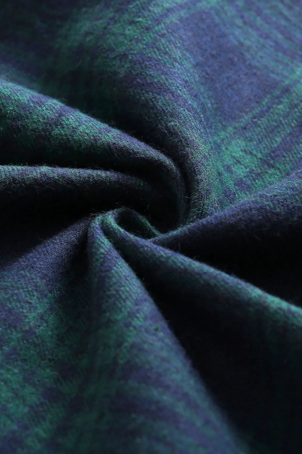 Vestido verde xadrez de 1950