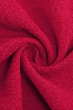 Vestido vermelho bodycon vintage 1960s