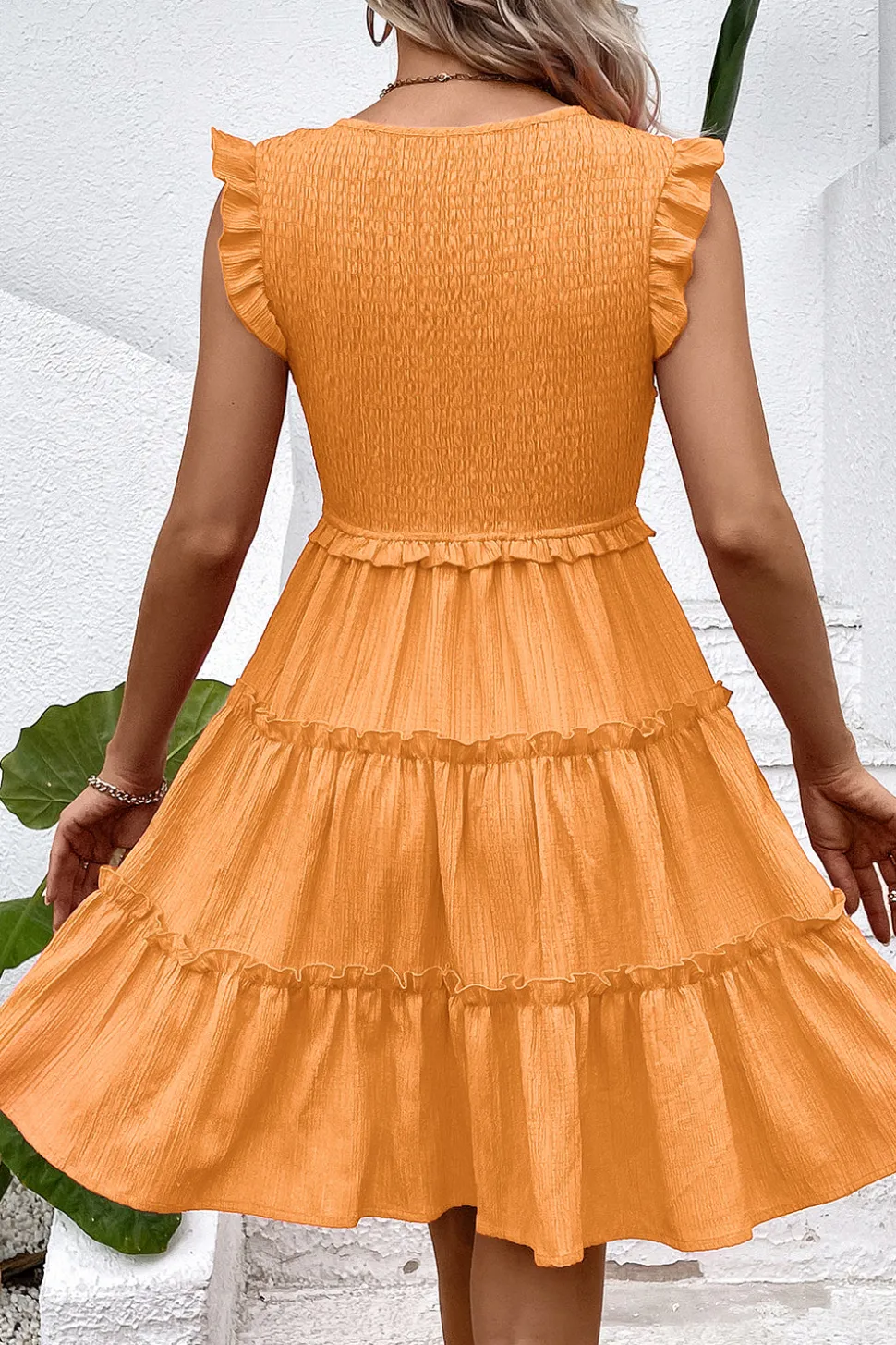 Vestido Verão Preto Decote em V Curto Linha-A