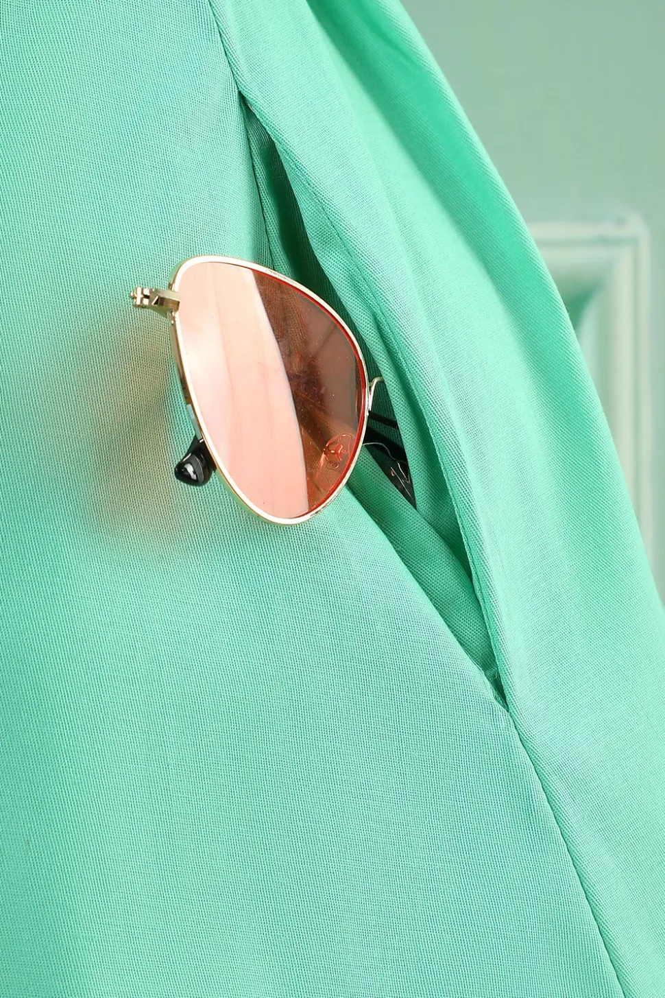 Vestido vintage de estilo retrô Scoop Blue