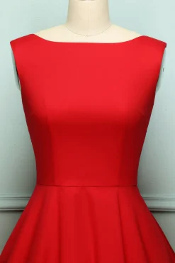Vestido vintage sem mangas