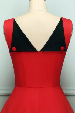 Vestido vintage sem mangas