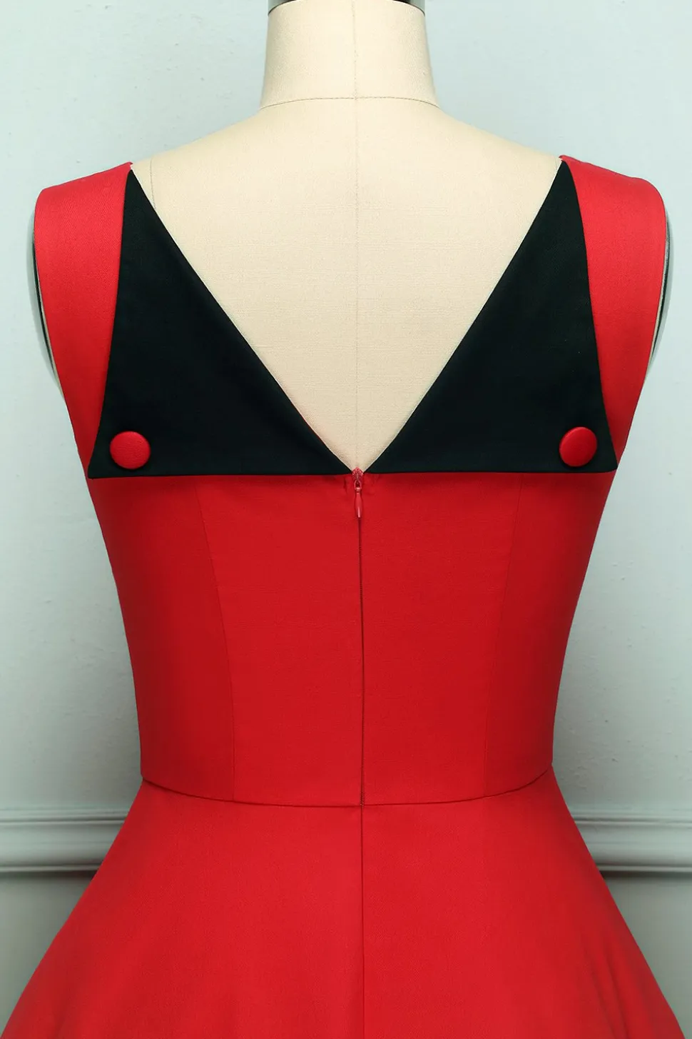 Vestido vintage sem mangas