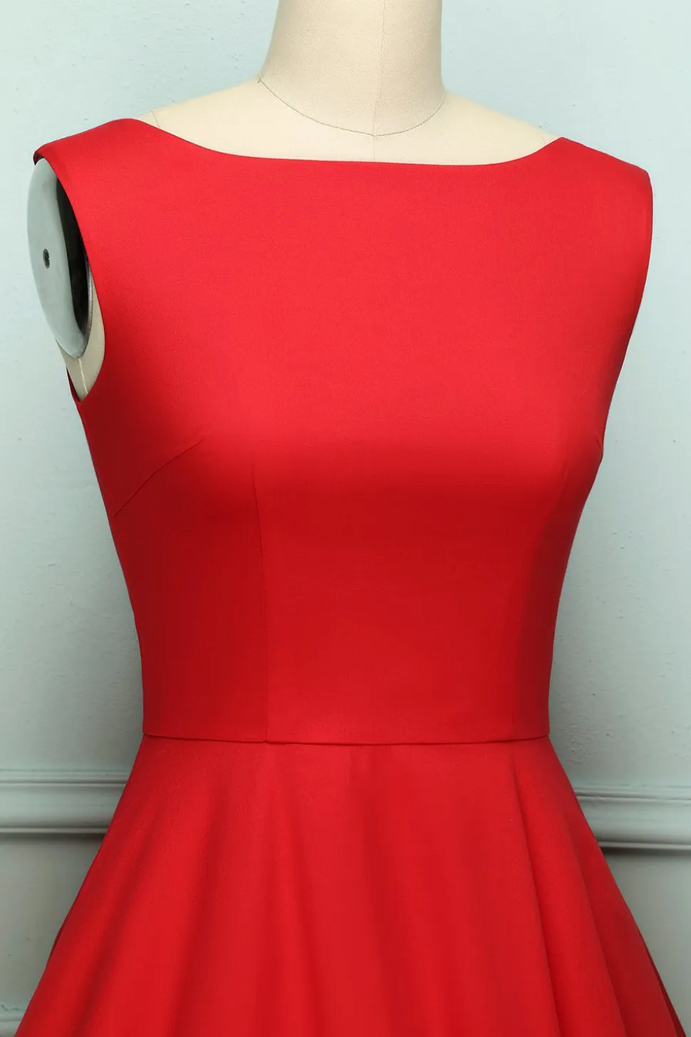 Vestido vintage sem mangas