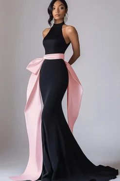 Vestidos Cerimónia Longo Pescoço Alto Sereia