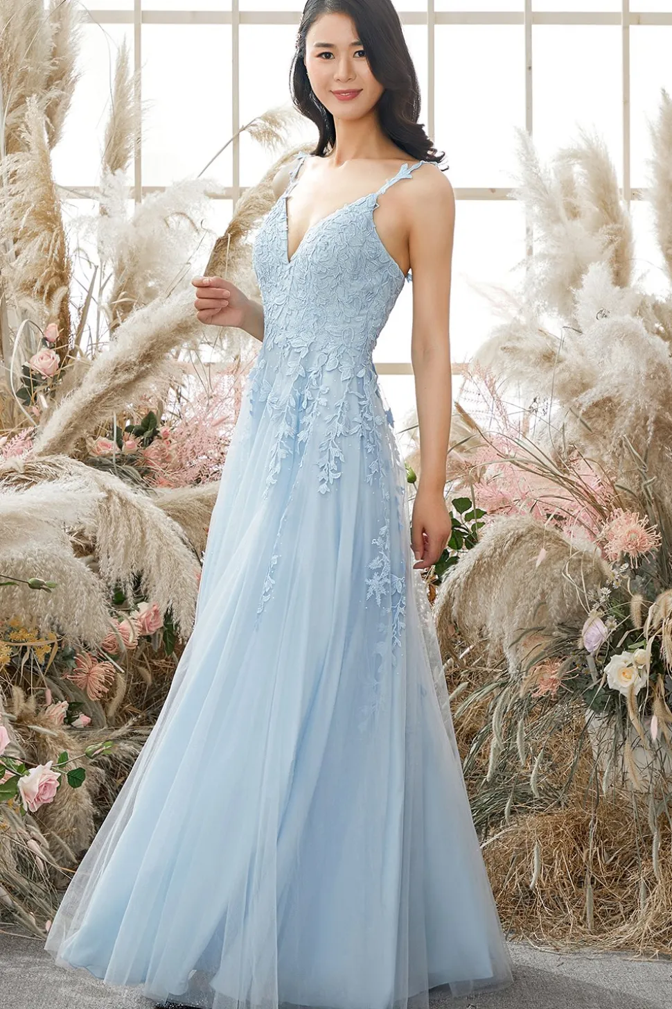 Vestidos de Cerimónia de Renda Longa