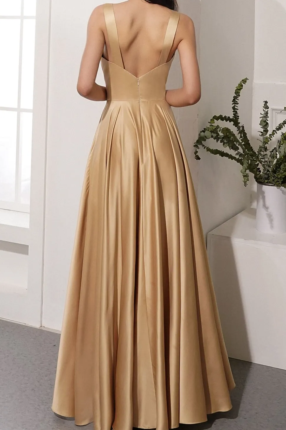 Vestidos de Cerimónia Longo de Dourado