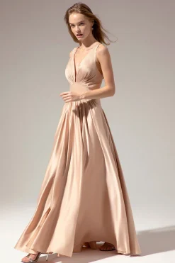 Vestidos de Cerimónia Longo de Dourado