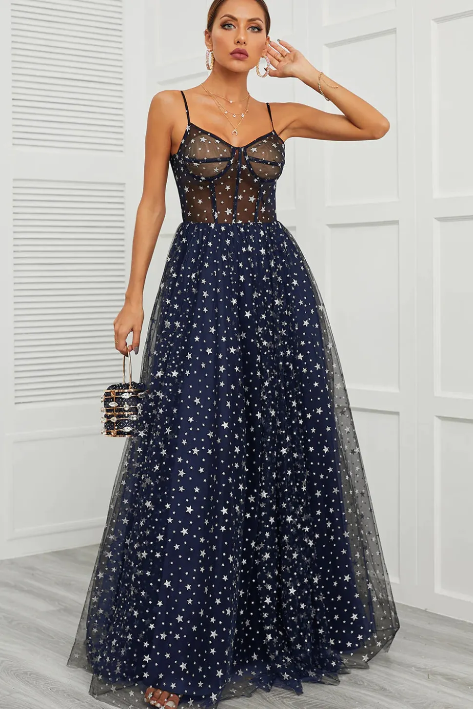 Vestidos de Cerimónia Marinha Longo