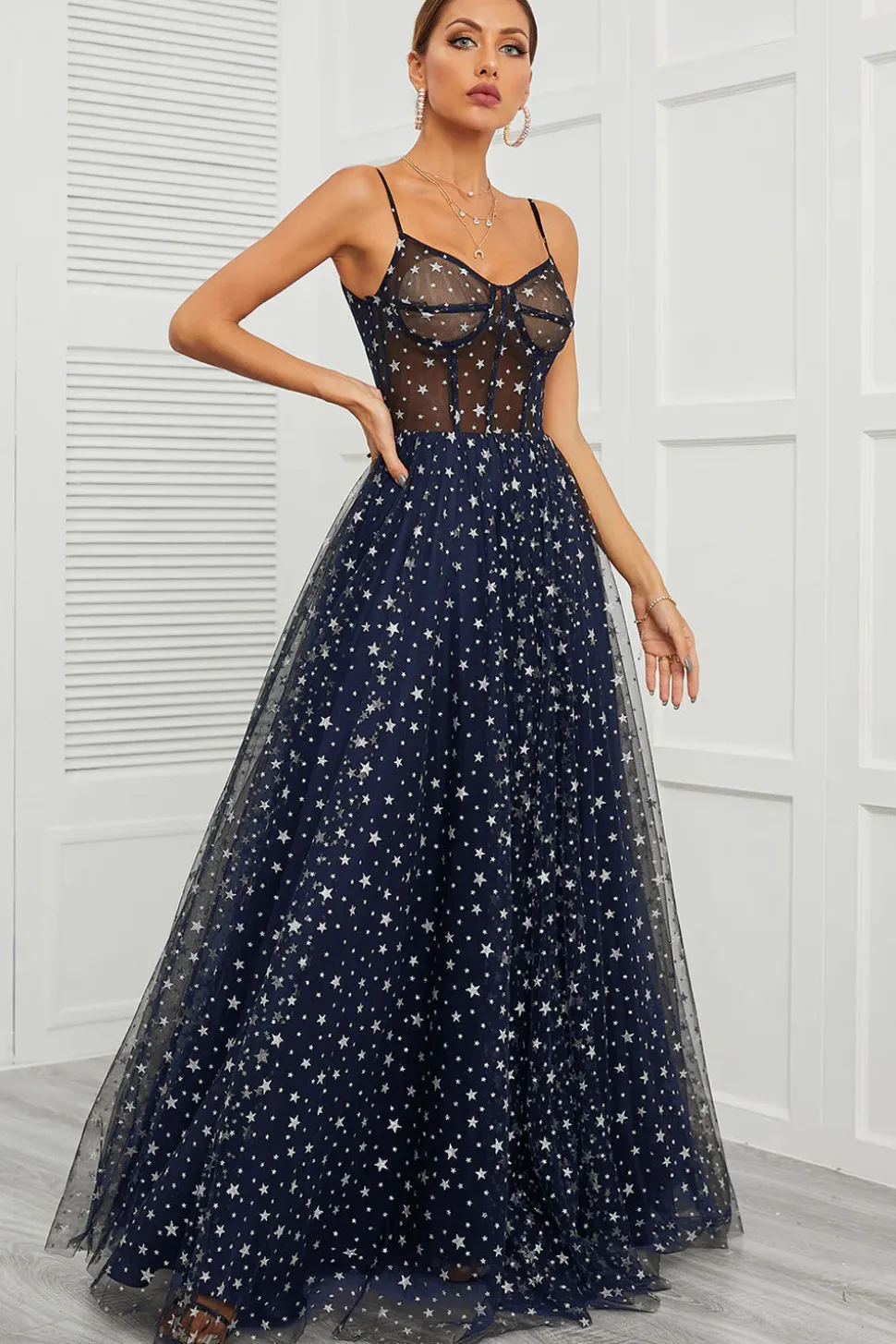 Vestidos de Cerimónia Marinha Longo