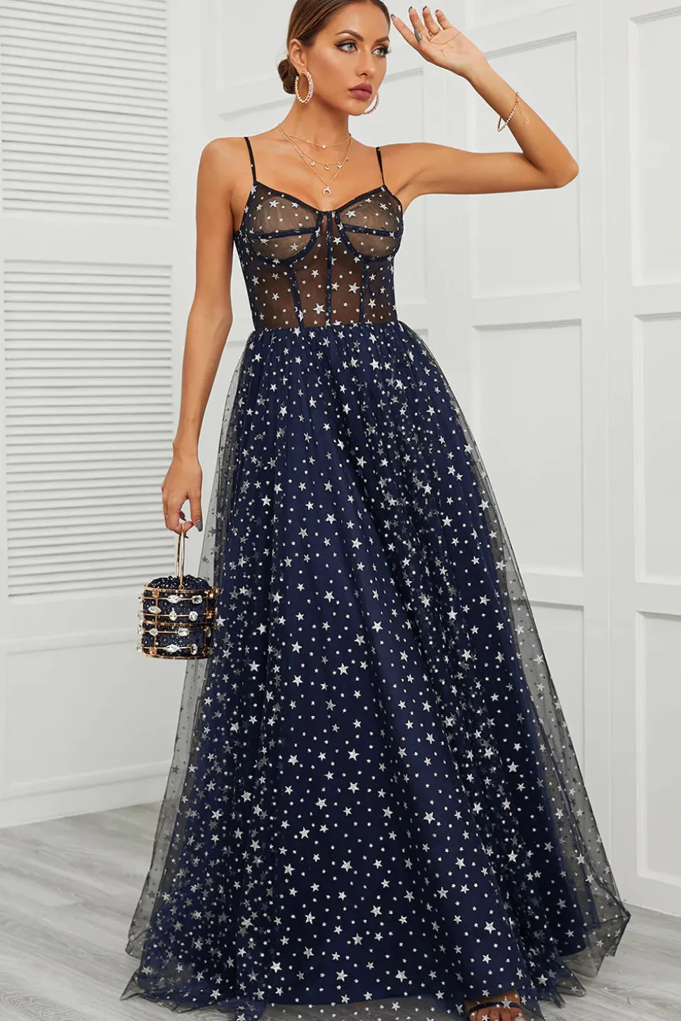 Vestidos de Cerimónia Marinha Longo