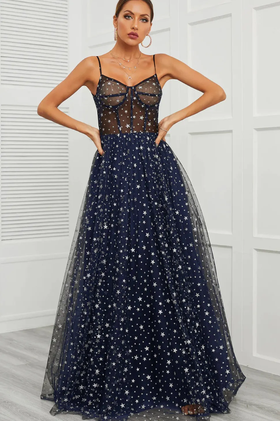 Vestidos de Cerimónia Marinha Longo