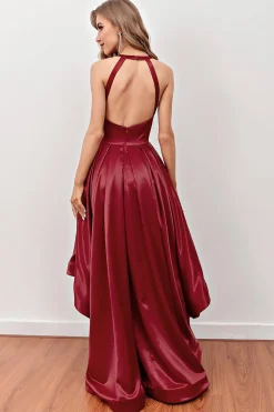 Vestidos de Festa Borgonha com bolsos