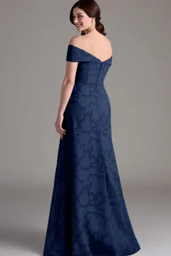 Vestidos Para Casamento Convidada Eucalipto Linha-A Longo Fora do Ombro