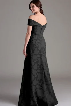 Vestidos Para Casamento Convidada Eucalipto Linha-A Longo Fora do Ombro