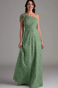 Vestidos Para Casamento Convidada Linha-A Longo Um Ombro