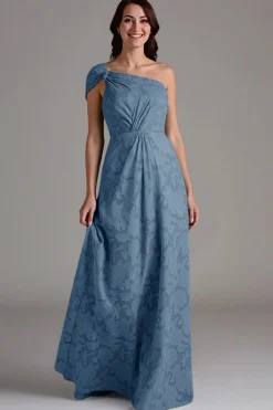 Vestidos Para Casamento Convidada Linha-A Longo Um Ombro