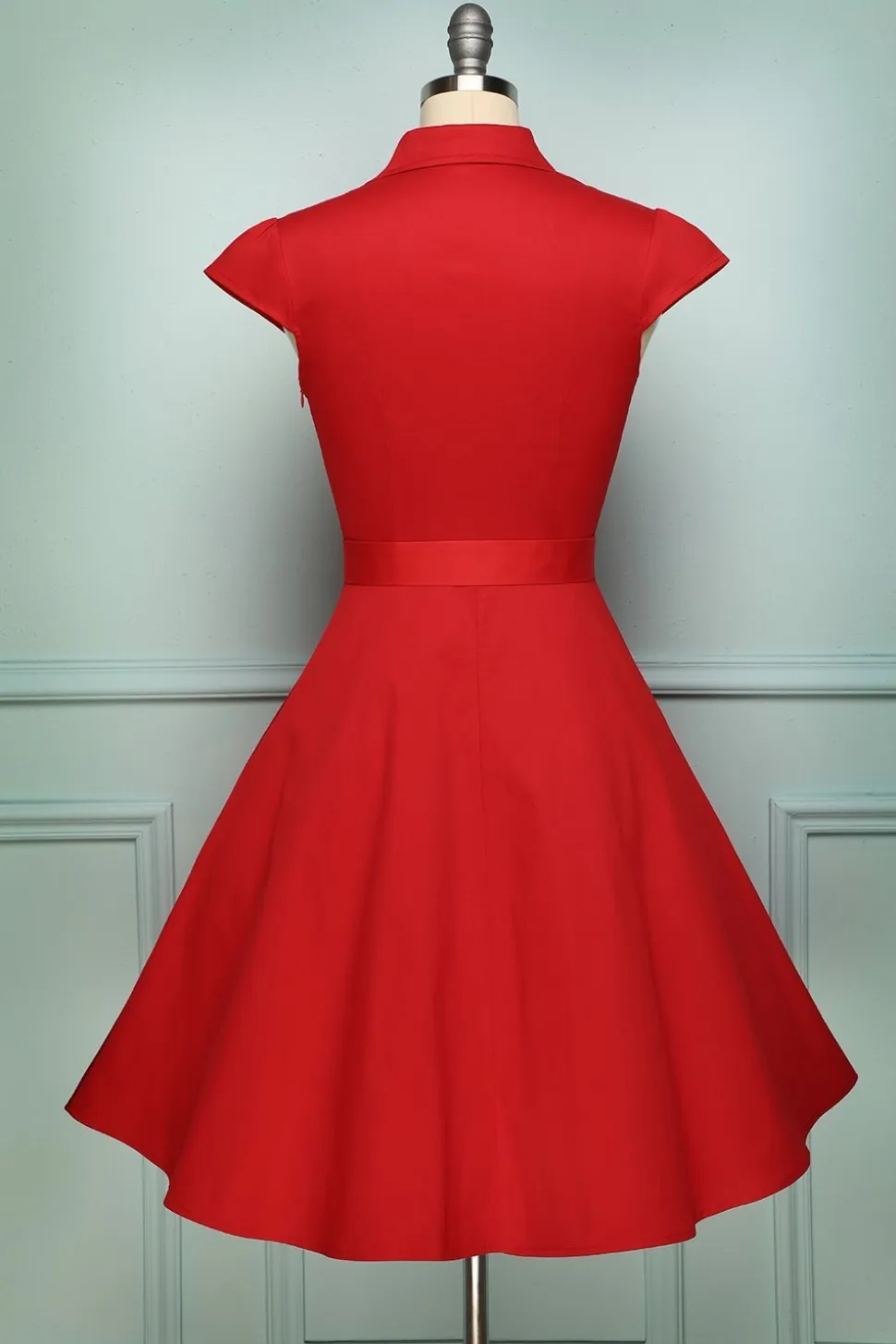 Vintage vermelho dos anos 50