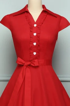 Vintage vermelho dos anos 50
