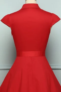 Vintage vermelho dos anos 50