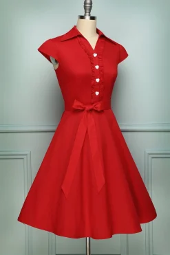 Vintage vermelho dos anos 50