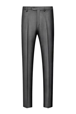Xaile Cinzento Lapela Single Breasted Ternos Masculinos