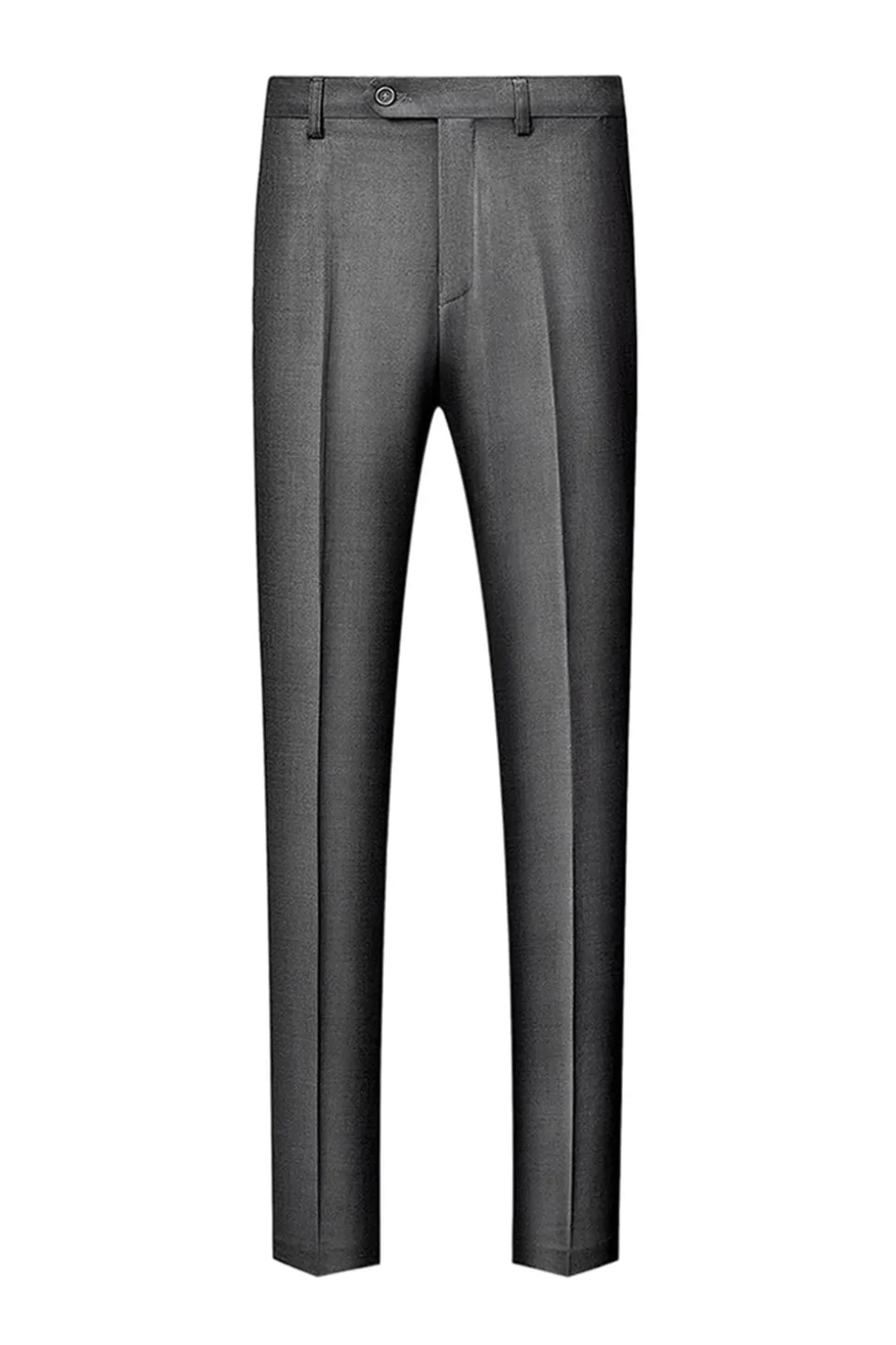 Xaile Cinzento Lapela Single Breasted Ternos Masculinos