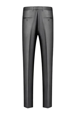 Xaile Cinzento Lapela Single Breasted Ternos Masculinos