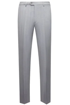 Xaile Cinzento Simples Lapela 3 Peças Conjunto de Terno Masculino